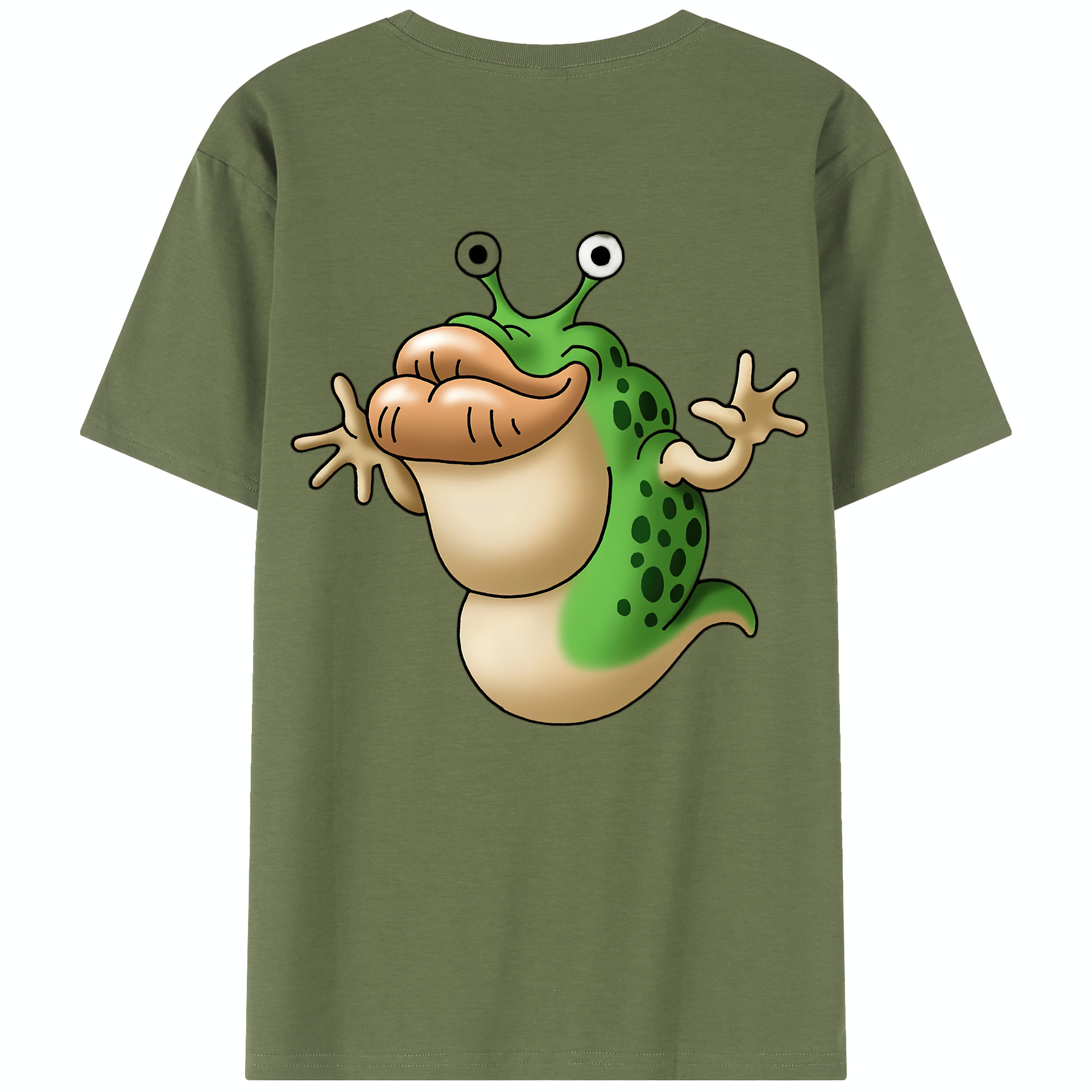 （画像用） ドラゴンクエスト Doragon Kuesuto Dragon Quest 綿100％半袖Tシャツ（背面プリント）